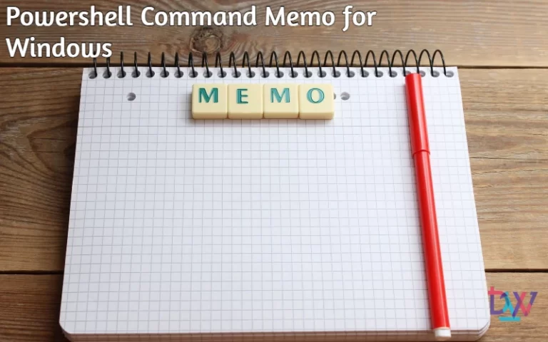 Read more about the article Powershell Command Memo for Windows