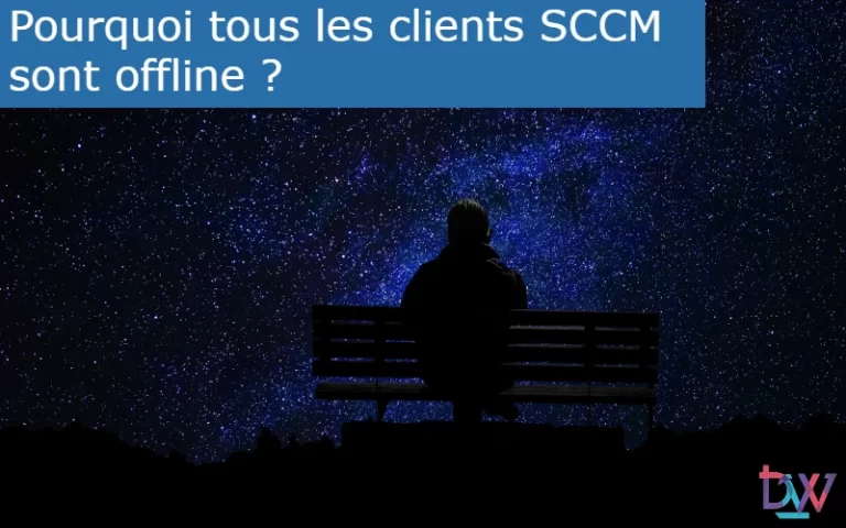 Lire la suite à propos de l’article Pourquoi tous les clients SCCM sont offline ?