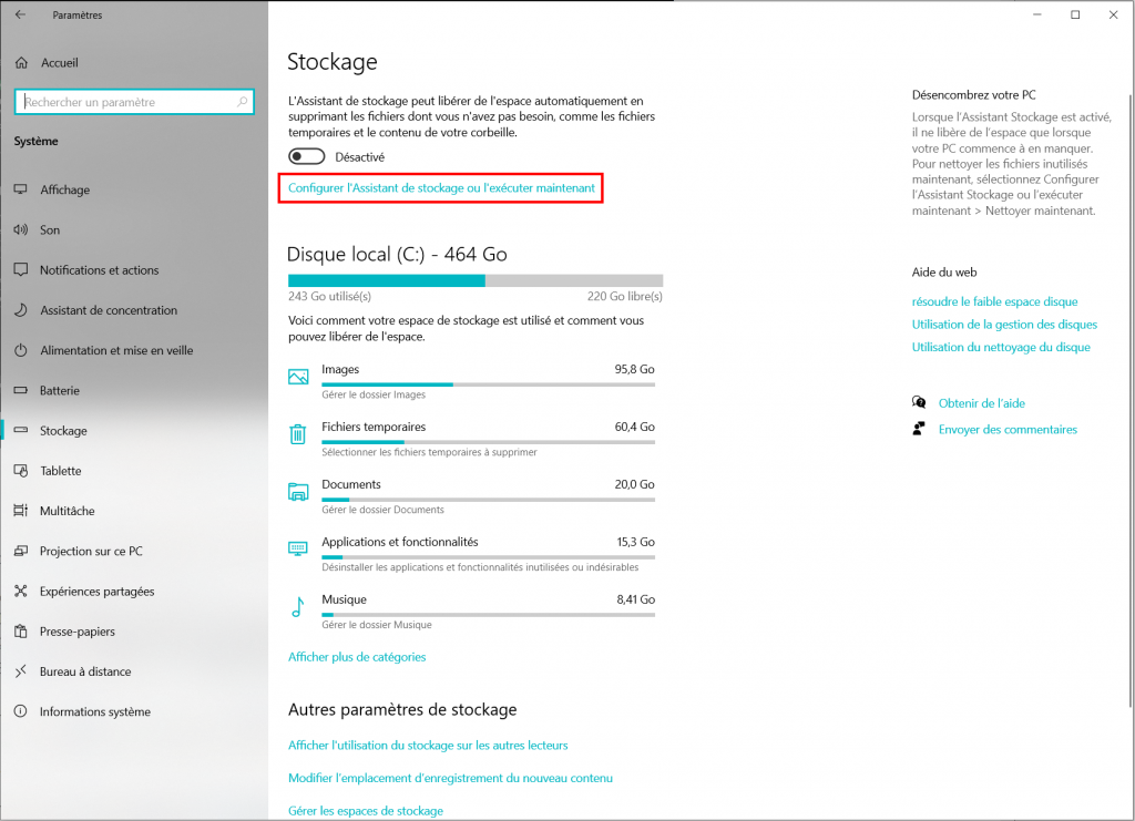 comment faire un nettoyage sur son pc